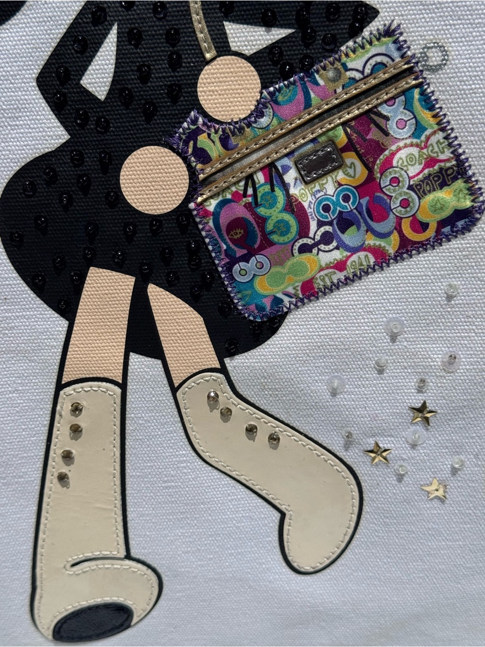 Coach Poppy Chan Pepper Tote EUC - Picture 15 of 17